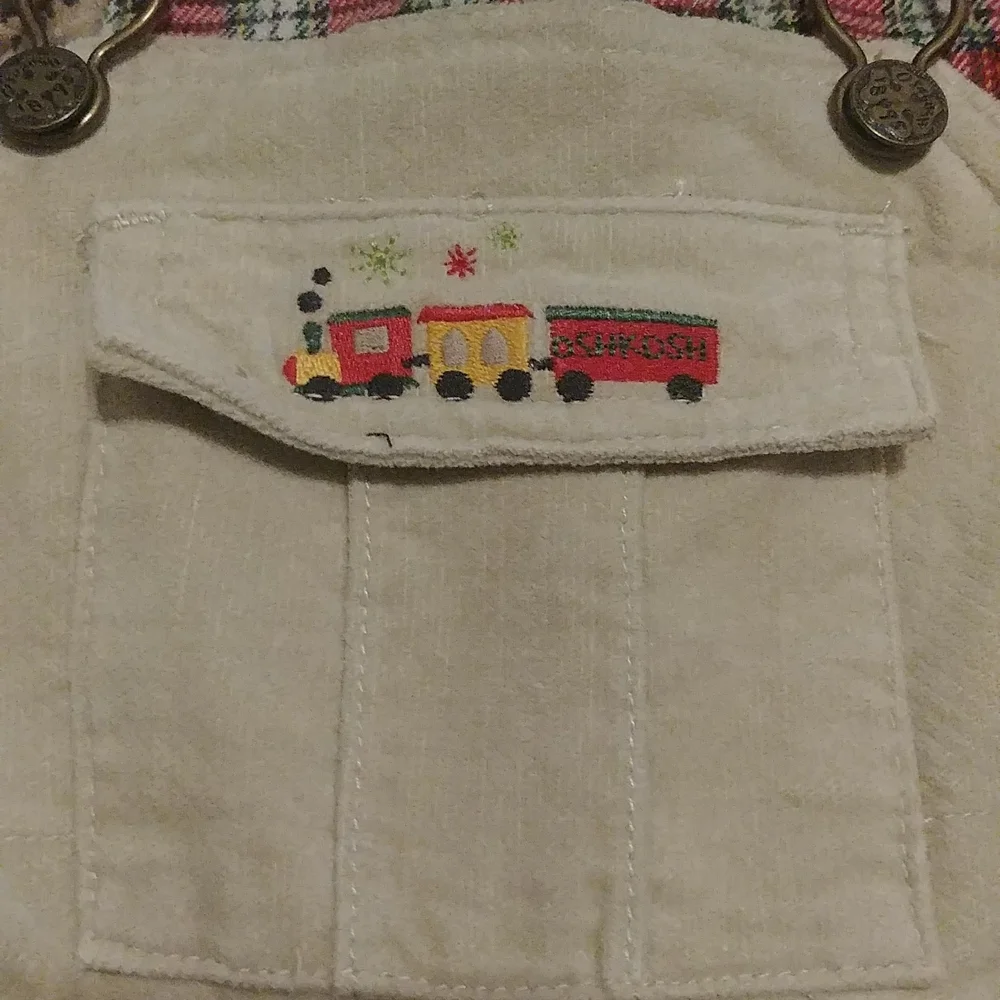 Oshkosh 100% Cotton Tan Overalls